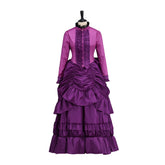 Victoria Rose Pink Cosplay Dress – Elegant & Detailed Costume for Women - Coscosmos